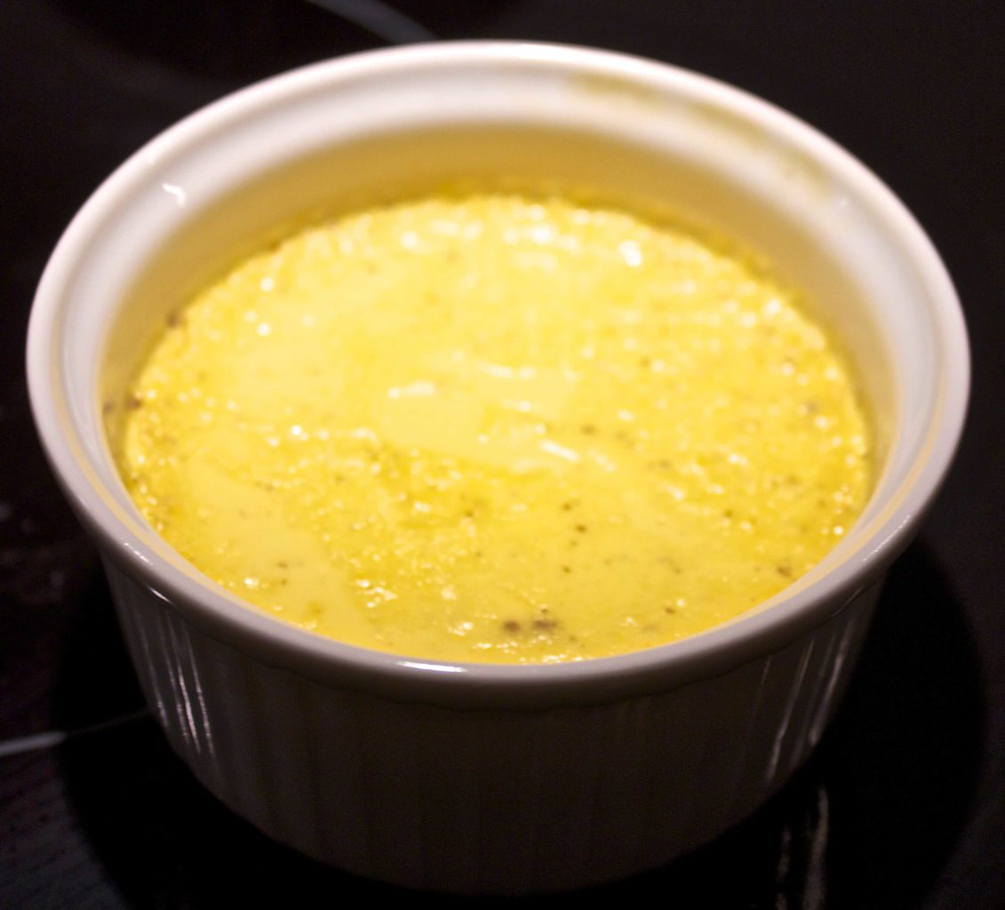 Creme brulee med en liten vri