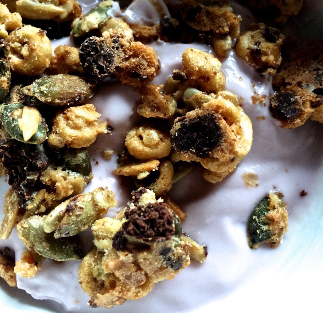 Laktosefri yoghurt med hjemmelaget, glutenfri musli