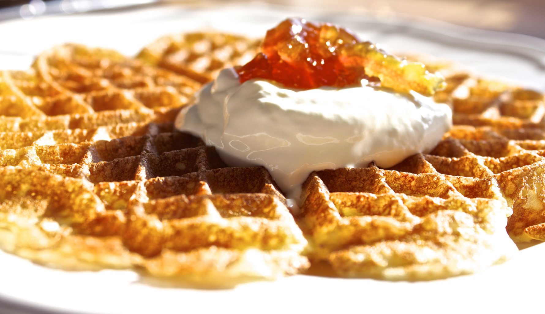 Gluten- og laktosefrie tradisjonelle vafler