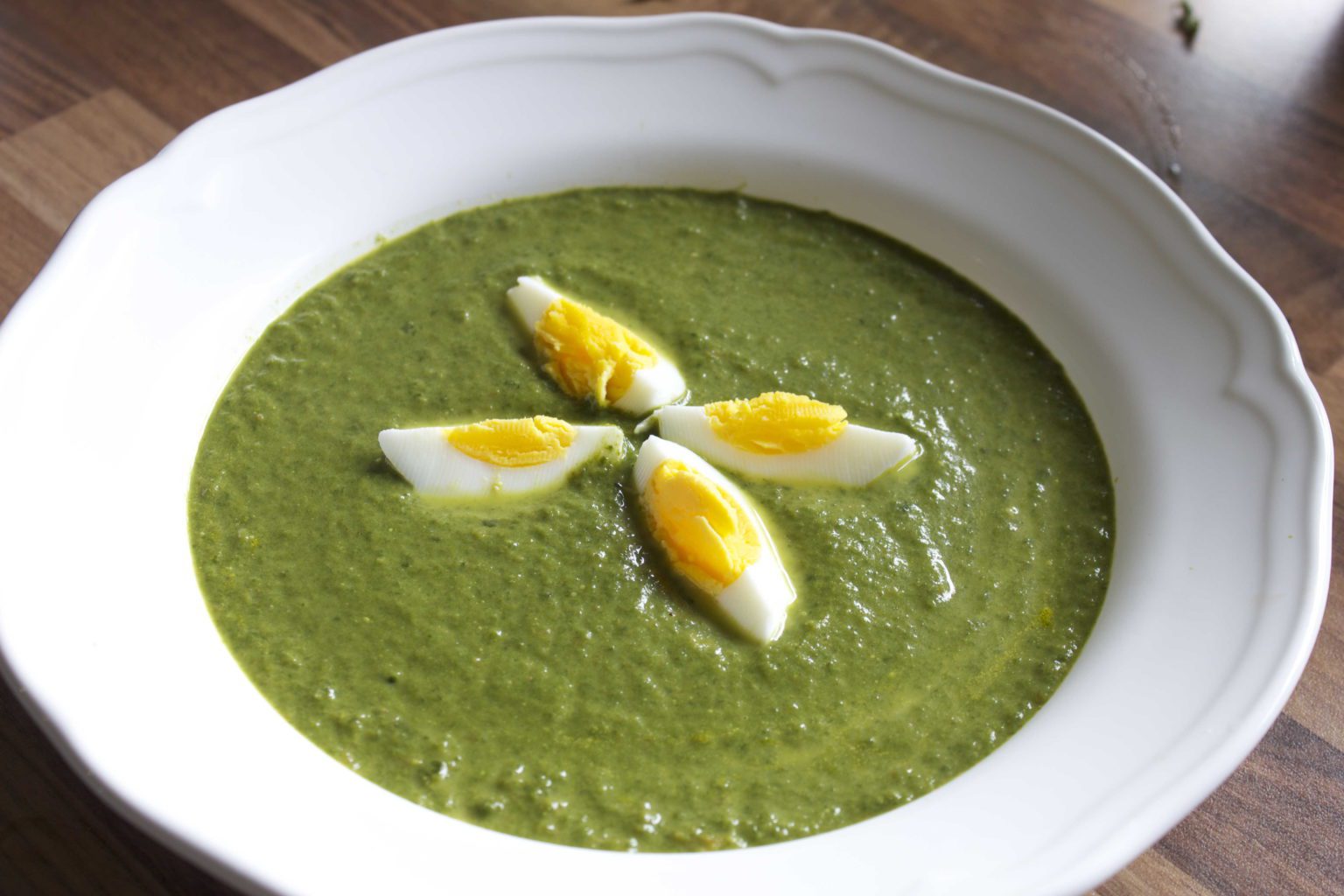 Spinatsuppe