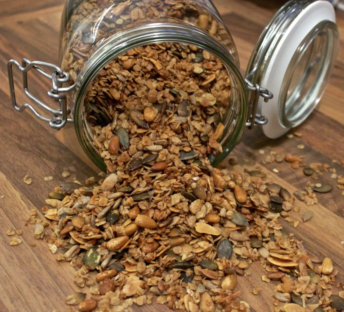 Hjemmelaget glutenfri granola/musli