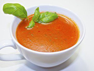 Gluten- og laktosefri tomatsuppe