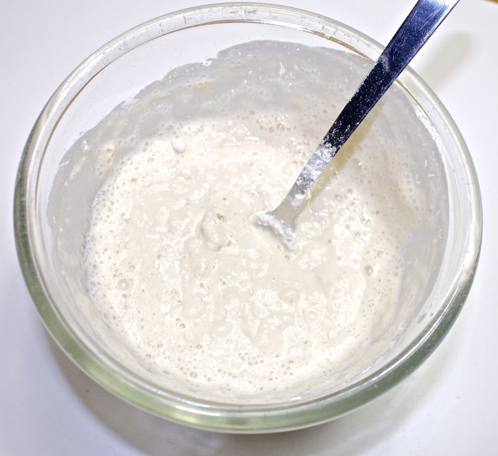 Surdeigsbrød av spelt Surdeigsbrød av spelt Speltsurdeig dag 8 blanding vann og mel lavFODMAP