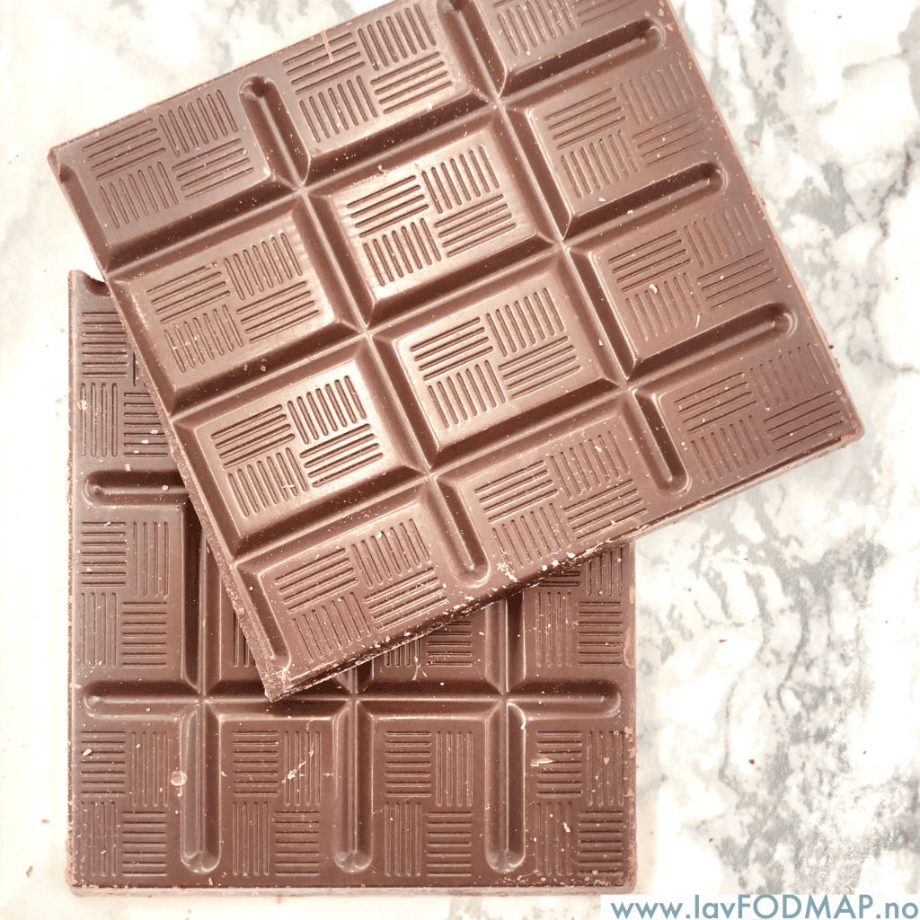 Du kan spise noen "vanlige" sjokolader, selv på laktoseredusert diett!